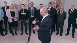 Владимир Путин приехал в МГУ Владимир Путин приехал в МГУ