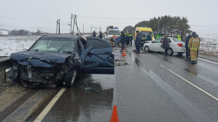 Пять человек погибли в тройном ДТП в Подмосковье Пять человек погибли в тройном ДТП в Подмосковье