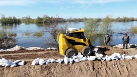 Уровень воды на реке Ишим пошел на спад Уровень воды на реке Ишим пошел на спад