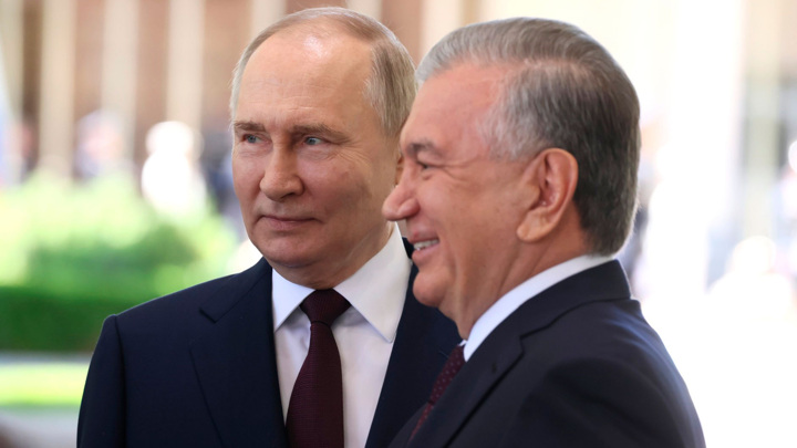 Владимир Путин встретился с президентом Узбекистана Владимир Путин встретился с президентом Узбекистана